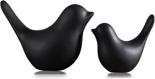 Small Animal Statues Home Decor Modern Style Black Decorative Ornaments for Livi - Picture 12 of 12