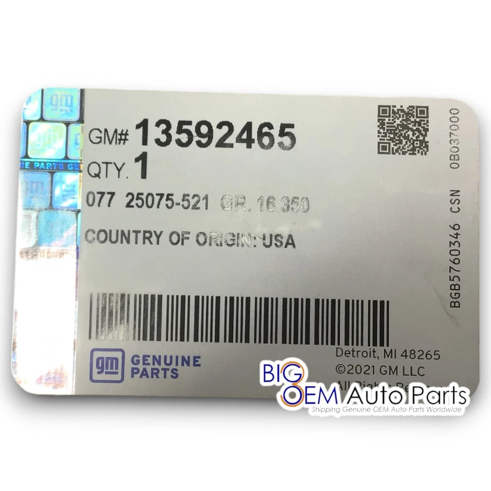 Soporte de manija de puerta exterior para pasajero delantero Chevrolet GMC camioneta SUV OEM 13592465 Foto 4 de 4