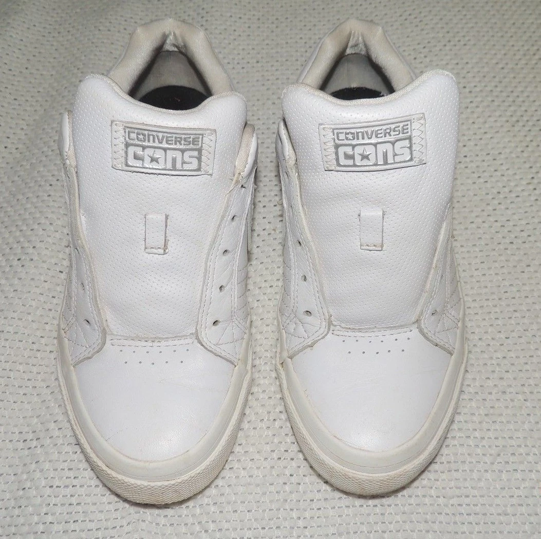 CONVERSE CONS ONE STAR MEN S Sz 8 WHITE ATHLETIC SPORTS SNEAKER SHOES VERY GOOD