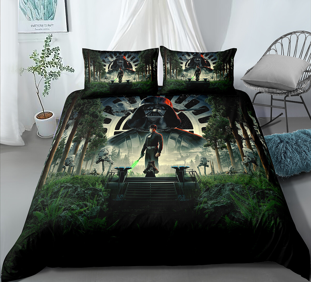 Star Wars Twin/Full/Queen/King Size Bed Duvet/Quilt Cover Set