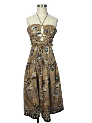 ULLA JOHNSON Ella Oleander Floral Dress Size 0 $495