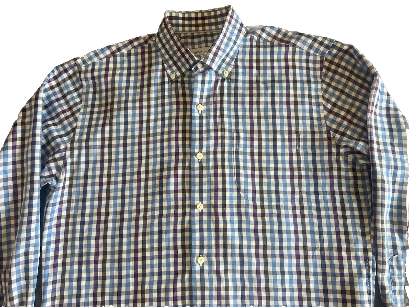 Peter Millar Baker Island Sport Shirt Men's Med M… - image 7