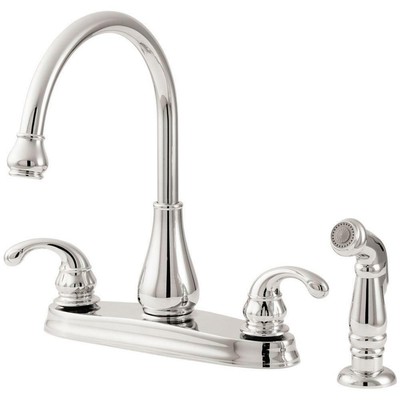 Pfister Gt36 4dcc Treviso High Arc Kitchen Faucet Includes