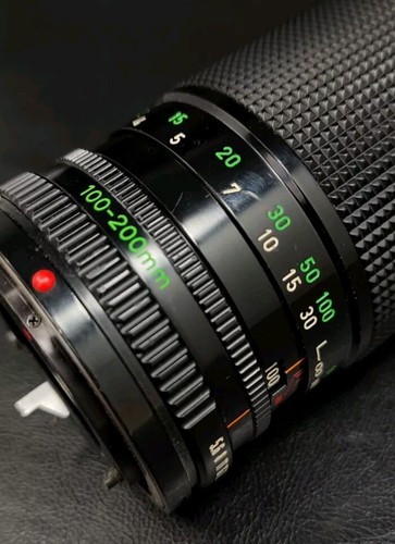 Canon FD 100-200mm 1: 5.6 Zoom Lens For AE-1 A-1 T70 Made In Japan - Picture 16 of 17