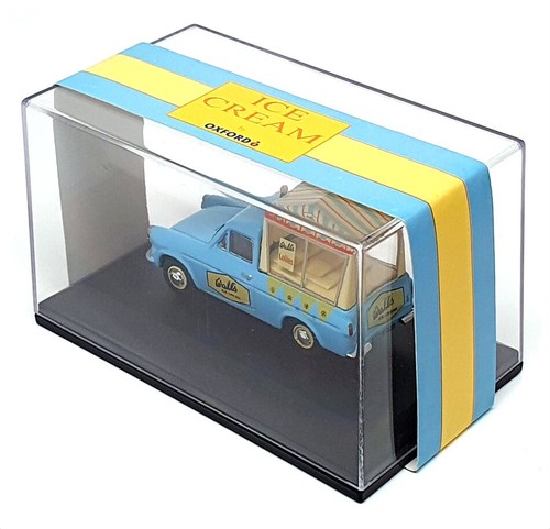 Oxford Diecast 1/43 Scale ANG018 - Ford Anglia Van Walls Ice Cream - Lt Blue - Picture 5 of 5