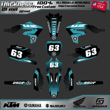 Custom Decal Graphics Kit for Yamaha YZ250F 2019-2023 / YZ450F 2018-2022