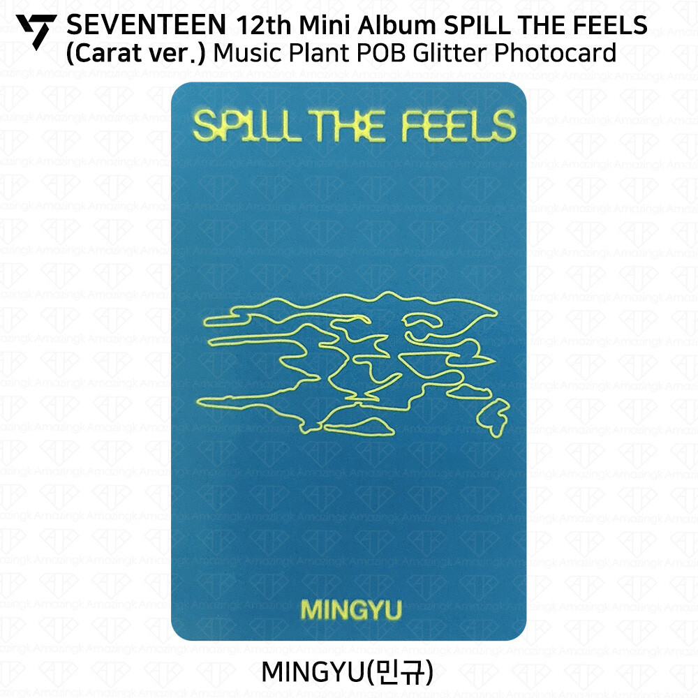 SEVENTEEN 12th Mini Album SPILL THE FEELS Carat Ver POB Photocard