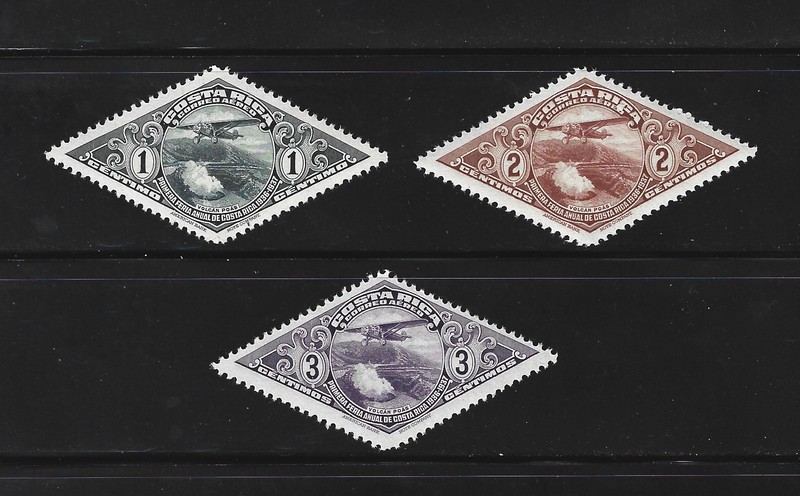 COSTA RICA - Scott C28-30 MNH Complete Set