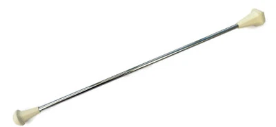 Dance Baton InterAdvanced Majorette Twirler Twirling Tensile Steel Silver Shaft