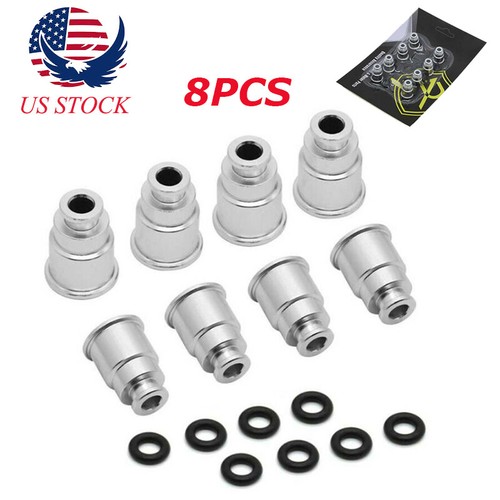 8X Fuel Injector Adapter Spacer Short For LS2 TO LS1 Intake LS3 To