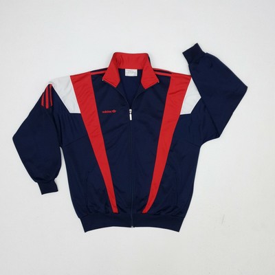 adidas jacket white red blue gold