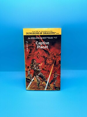 TSR: Vintage Endless Quest Book # 17 - CAPTIVE PLANET
