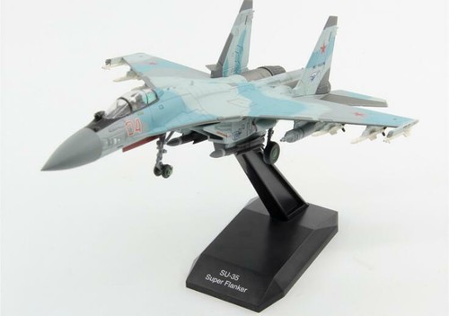 HOT-BLOODED Russia SU-35 Super Flanker 1/100 diecast plane model aircraft - Picture 6 of 8