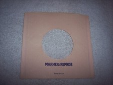WARNER/REPRISE RECORDS 7 INCH 45 RPM ORIGINAL SLEEVE ONLY NO SPLITS 396