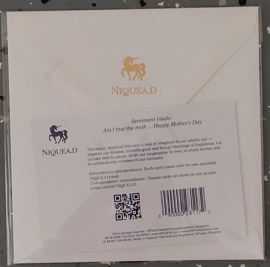 Papyrus NIQUEA.D Greeting Card - Brand New - Mother's Day - Image 2 of 2