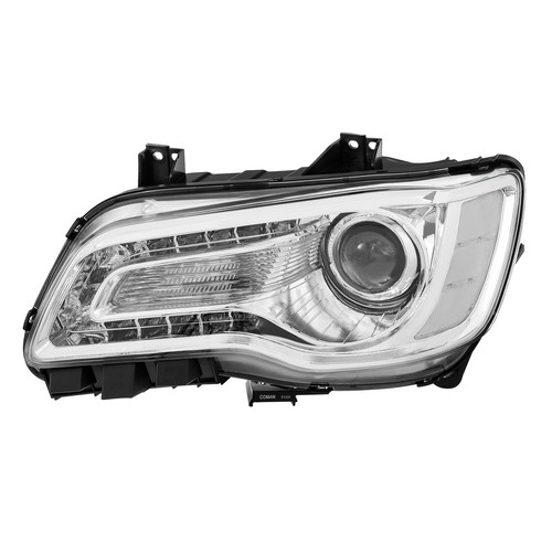 2PCS Chrome LED DRL Projector Clear Headlight w/ Bulb For 2011-2023 Chrysler 300 - Picture 11 of 17