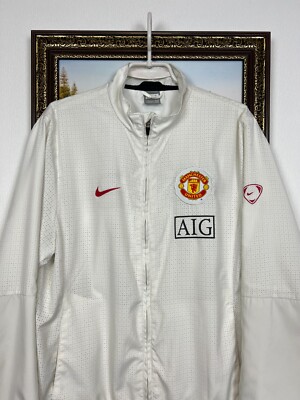 Vintage Nike AIG Manchester United Football Jacket Soccer