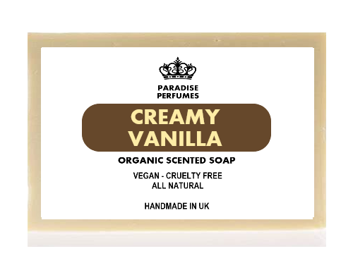 Creamy Vanilla Vegan Scented Handmade Soap Bar SLS Free Moisturising Soap - Picture 1 of 2