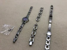 MICHEL KLEIN Ladies Watches Battery Replaced JAPAN Quartz Band x3 