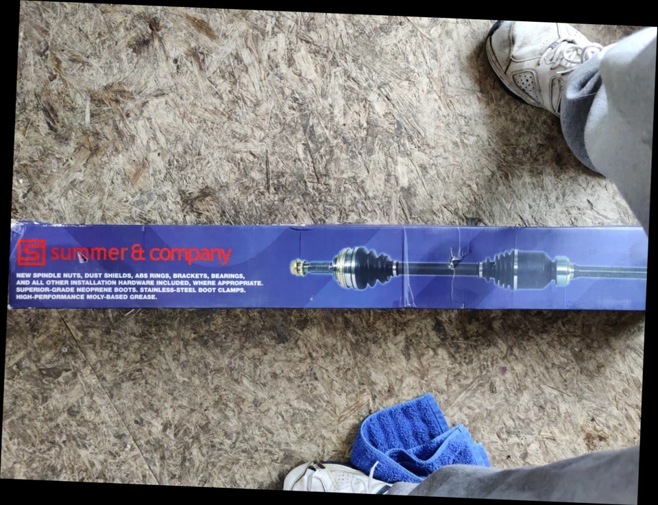 Eje delantero izquierdo o derecho CV para Subaru DL GL-10 XT RX Loyale SB-8003 Foto 4 de 4