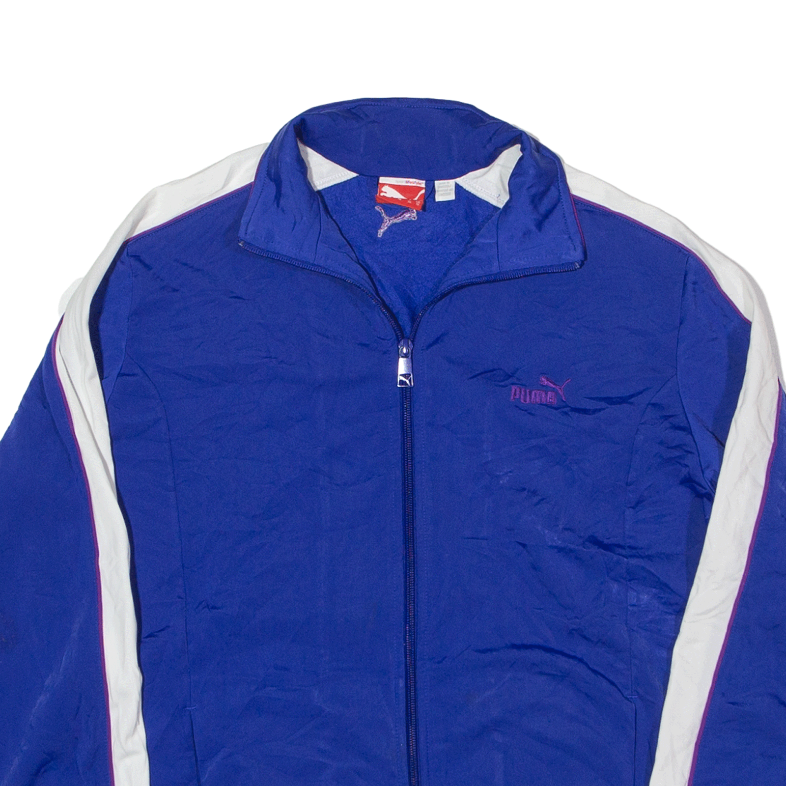 PUMA Track Jacket Blue Womens UK 16 eBay