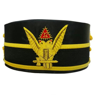 Masonic Regalia  32nd Degree Scottish Rite Crown Cap-Wings Up Double-Head Eagle