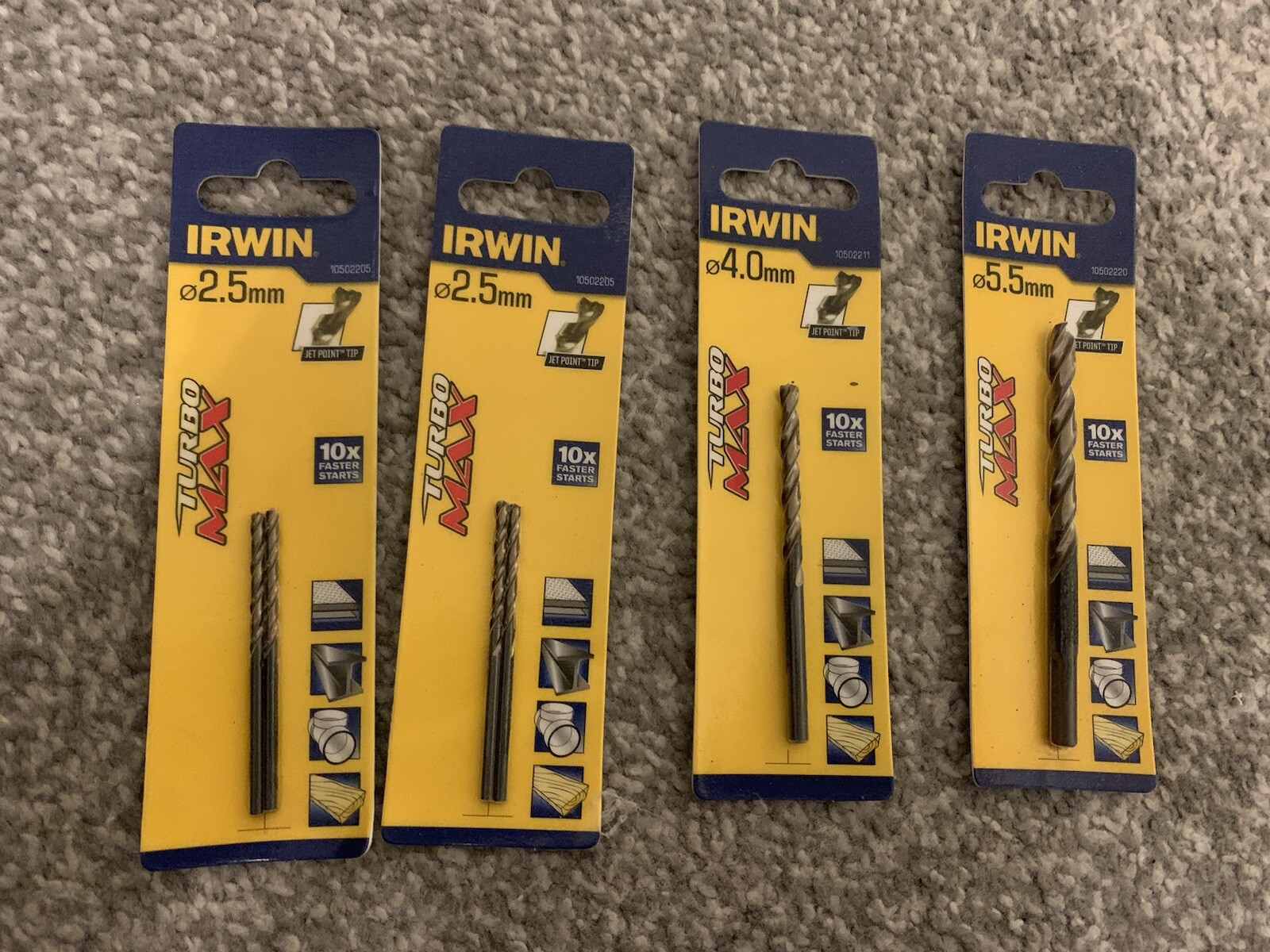 IRWIN Turbomax Hss Drill Bit 4.0mm Ol:93Mm Wl:48Mm IRW10502221
