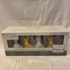 Bedtime Originals Mighty Jungle Animals Giraffe, Zebra Musical Baby Crib Mobile.