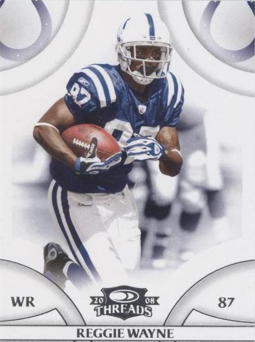 2008 Donruss Threads Reggie Wayne #59 - 1 of 2