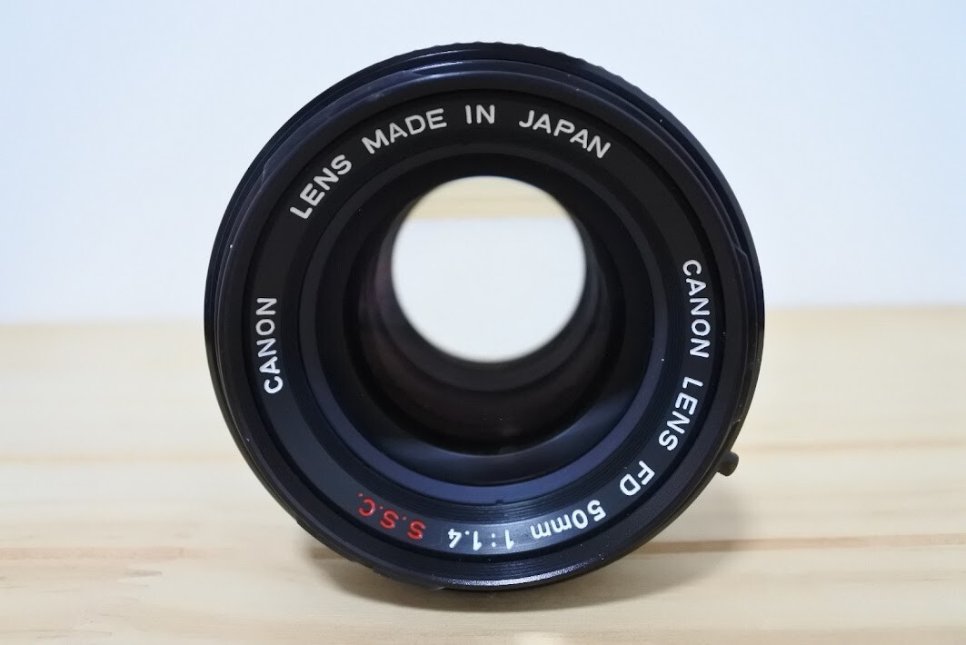 Near Mint) Canon FD 50mm f1.4 s.s.c. ssc MF Standard Lens Near Mint) Canon FD 50mm f1.4 s.s.c. ssc MF Standard Lens