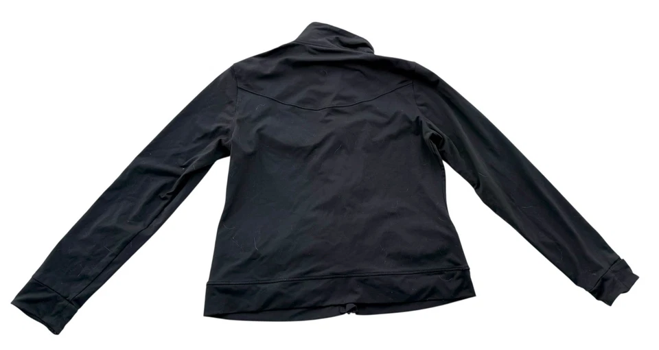 Chaqueta Victoria's Secret Sport VSX con cremallera para mujer talla L manga larga negra Foto 2 de 4