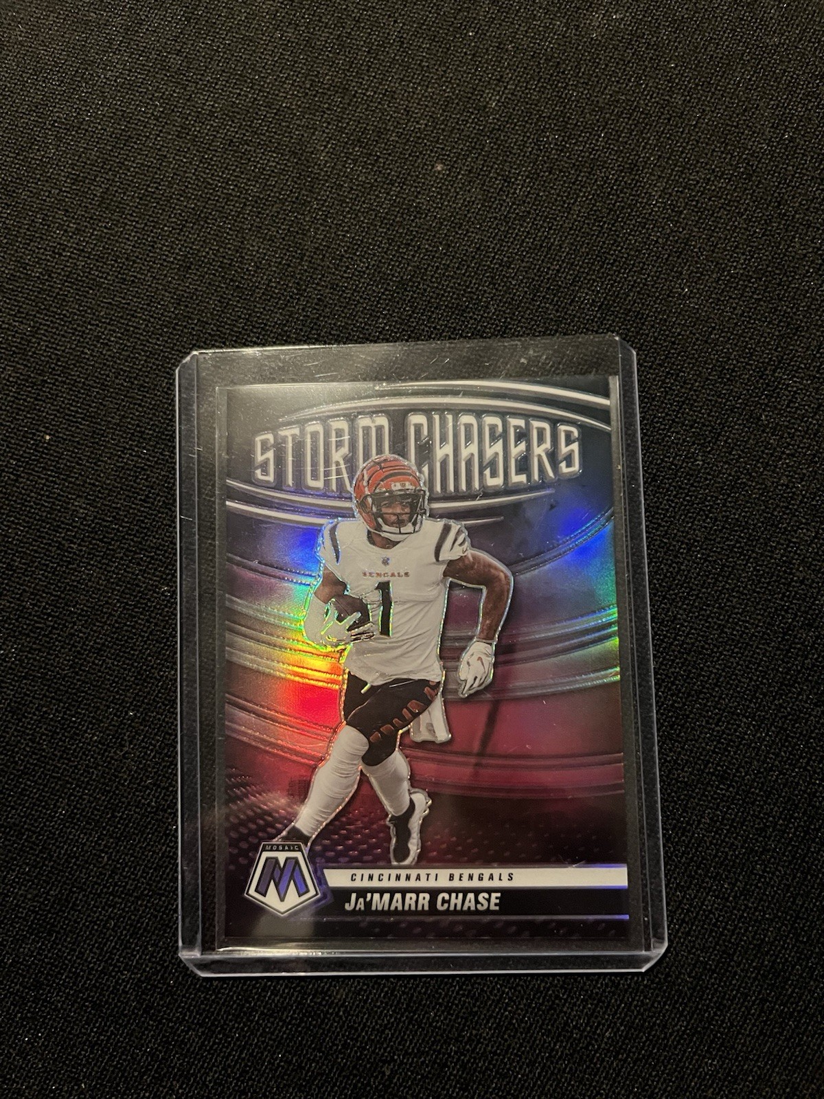 Ja Marr Chase Storm Chasers Case Hit SSP 2022 Mosaic