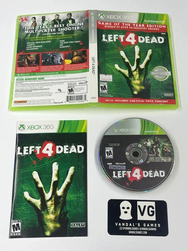 Xbox 360 - Left 4 Dead [Game of the Year Platinum Hits] Microsoft Complete #2938