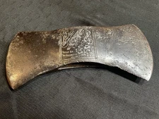 Real!!! BLACK RAVEN Double Bit AXE  Embossed True Temper Kelly Works 3 1/2 Lb