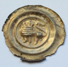 Braunschweig, Heinrich der L&ouml;we 1142-1195, Brakteat 0,73 g, Welter 50 ***(#1842)
