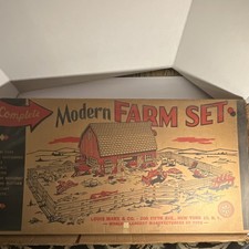 Marx Modern Farm Set Vintage 1960 original box