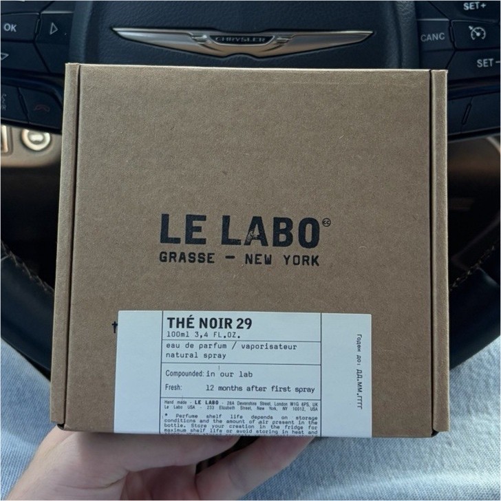 Le Labo Thé Noir 29 Eau de Parfum Natural Spray, Regular Size 3.4 fl oz
