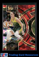 2024 Panini Select WNBA #162 Nika Muhl Prizms Red Ice
