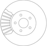 2X TRW Bremsscheibe DF4147 FüR Ford Jaguar Mondeo Type X400 BWY 3 B4Y B5Y 16V 1