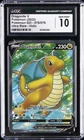 2022 POKEMON GO ULTRA RARE HOLO #76 DRAGONITE V CGC 10 GEM MINT