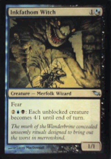 Inkfathom Witch - Shadowmoor: #168, Magic: The Gathering Nm C281