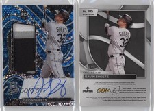 2022 Chronicles Spectra Jersey Neon Blue Prizm /99 Gavin Sheets Rookie Auto RC