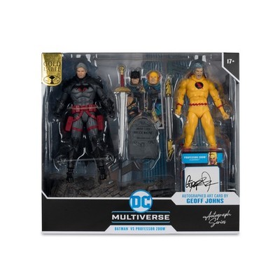 McFarlane DC Multiverse Batman vs Professor Zoom Flashpoint AUTOGRAPH Figure 2Pk