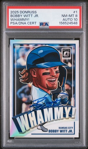 Bobby Witt Jr. #1 2025 Panini Donruss Whammy card