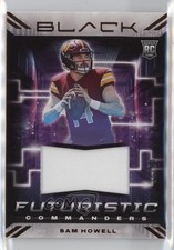 2022 Panini Black Futuristic Copper 34/50 Sam Howell #FUT-SHO ms9