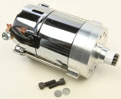 AB 1.4KW Chrome Starter Motor Prestolite for Harley Low Glide 82-85