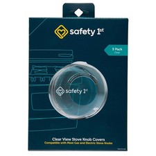 Safety 1st Clear Plastic Stove Knob Covers 5 pk