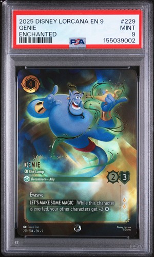 Genie - Of the Lamp graded PSA 9 for sale on eBay