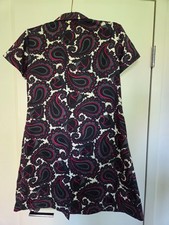 Cotton Paisley Shirt Dress – Fashion Week Between Shows – Size Medium