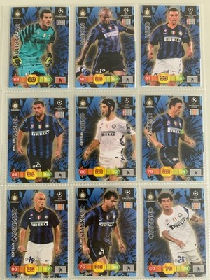 Panini Adrenalyn XL Champions League 10/11 - Inter Mailand Full Team inkl. Eto'o